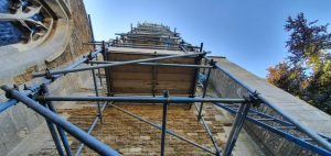 scaffolding tower for st mary's church in Marston - image 2
