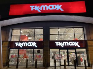 the outside of tk maxx in Lincoln