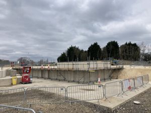 scaffolding equipment for safe installation of a turbine