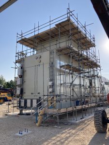 Scaffolding To Access Turbine Roof, Lincolnshire | Premier Access Scaffolding