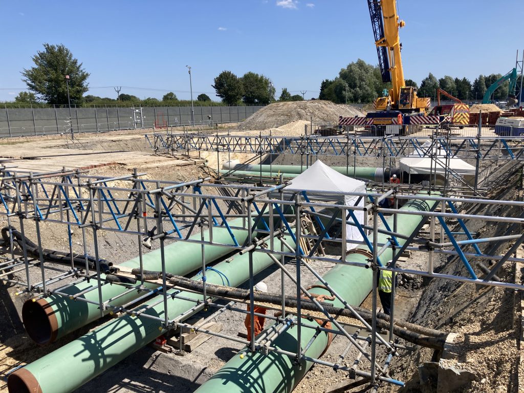 Engineering Scaffolding - Gas Pipes | Premier Access Scaffolding