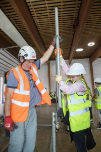 Lincolnshire Construction Week - Children Helping | Premier Access Scaffolding