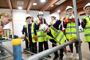 Construction Week - Children Learning | Premier Access Scaffolding
